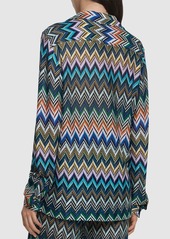 Missoni Chevron Viscose Long Sleeve Shirt