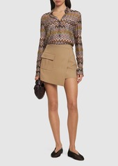 Missoni Chevron Viscose Long Sleeve Shirt