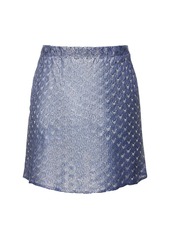 Missoni Crochet Lurex Mini Skirt
