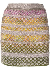 Missoni embellished knitted skirt