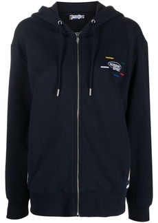 Missoni embroidered logo zip-up hoodie