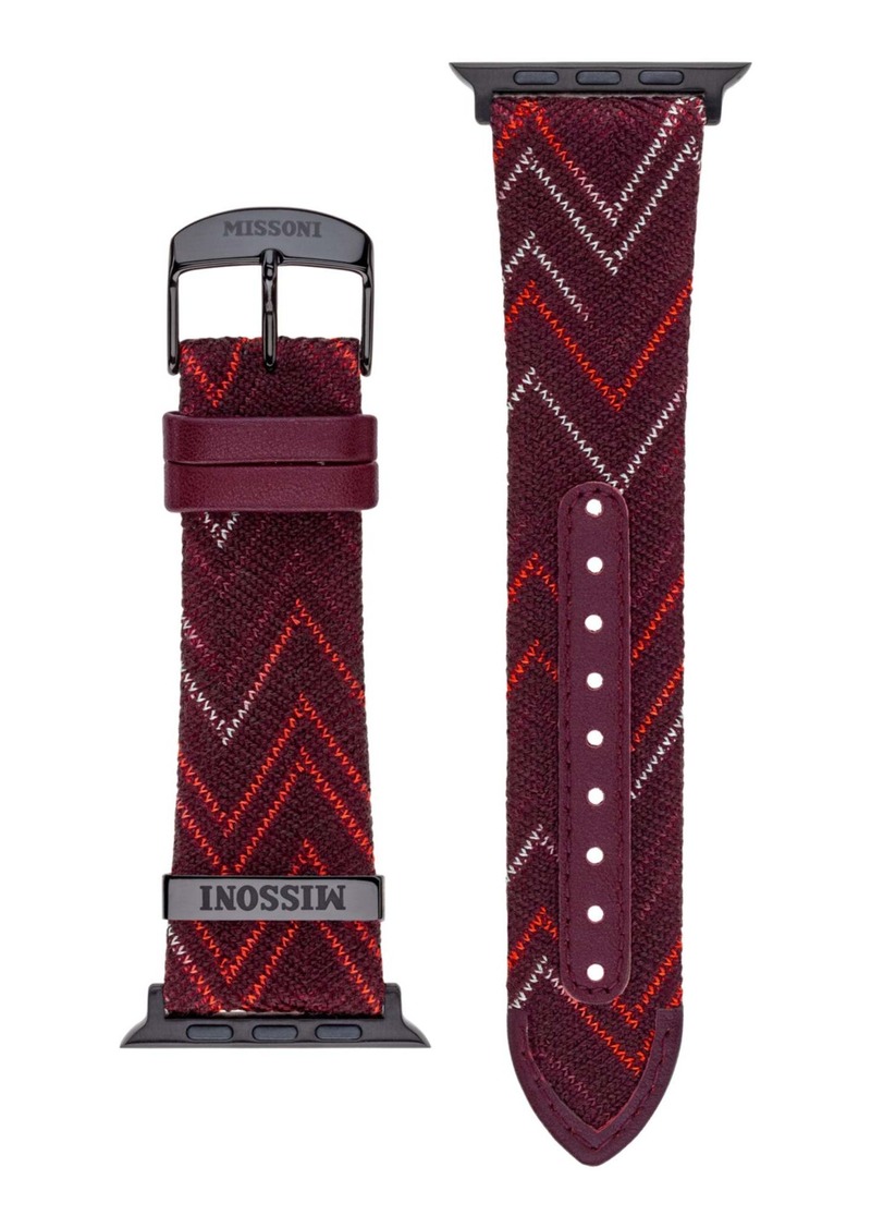 Missoni Fabric Apple Watch Strap