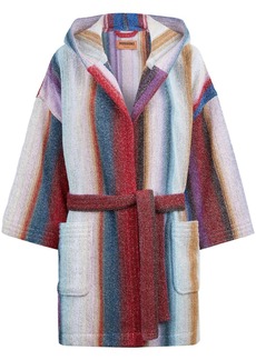 Missoni gradient-effect hooded robe