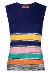 Missoni horizontal-stripe sleeveless top