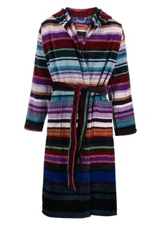 Missoni Jazz multi-way stripe-pattern bathrobe