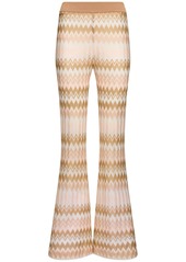 Missoni Knit Viscose Lamé Flared Pants