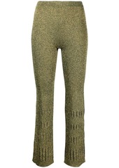 Missoni laser-cut glittered trousers