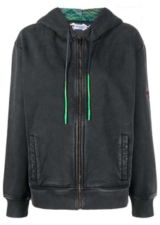 Missoni logo-embroidered hooded jacket