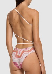 Missoni Lurex Printed One Piece Swimsuit