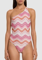 Missoni Lurex Printed One Piece Swimsuit