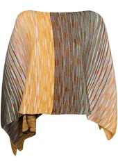 Missoni lurex striped poncho