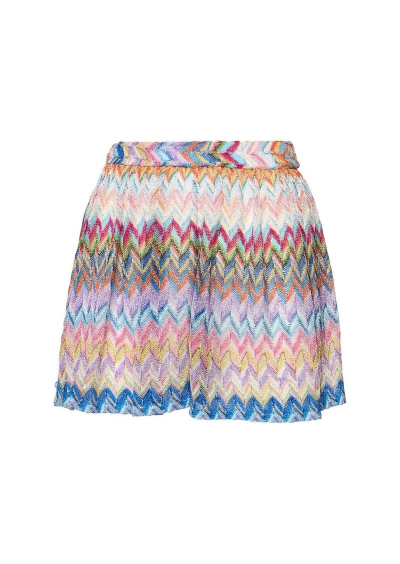 Missoni Lurex Zigzag Shorts