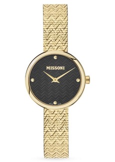 Missoni M1 Cuff 29MM Stainless Steel Bracelet Watch