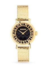 Missoni Melrose 36MM Goldtone Stainless Steel Bracelet Watch