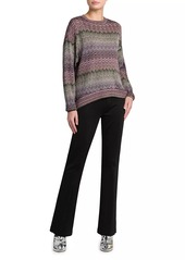 Missoni Metallic Chevron Crewneck Sweater