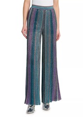 Missoni Metallic Stripe Flared Pants