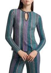 Missoni Metallic Stripe Top