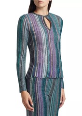 Missoni Metallic Stripe Top