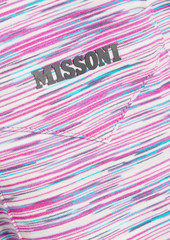 Missoni - Space-dyed cotton-jersey shirt - Black - IT 38