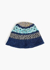 Missoni - Crochet-knit bucket hat - Blue - M
