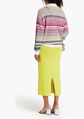 Missoni - Crochet-knit cotton-blend polo sweater - White - S