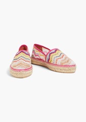Missoni - Crochet-knit espadrilles - Pink - EU 37