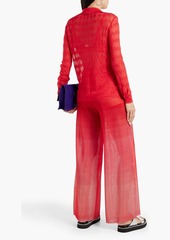 Missoni - Crochet-knit shirt - Red - IT 40