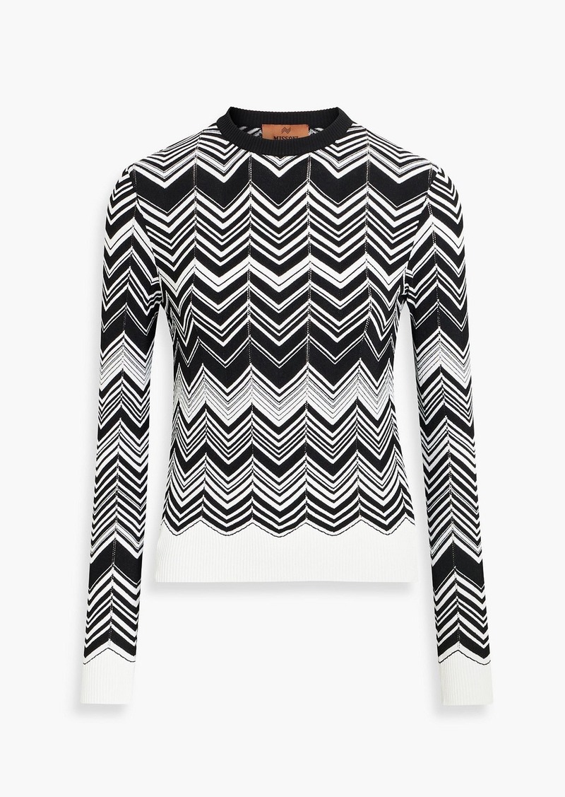 Missoni - Crochet-knit sweater - Black - IT 38