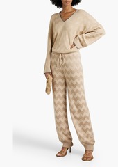 Missoni - Crochet-knit track pants - Neutral - IT 42