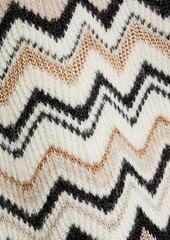 Missoni - Crochet-knit turtleneck mini dress - Neutral - IT 42