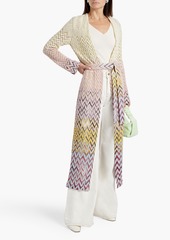 Missoni - Crochet-knit wool-blend cardigan - Neutral - IT 38