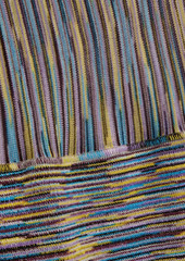 Missoni - Crochet-knit wool-blend dress - Purple - IT 42
