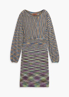 Missoni - Crochet-knit wool-blend dress - Purple - IT 42
