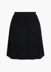 Missoni - Crochet-knit wool-blend mini skirt - Black - IT 40