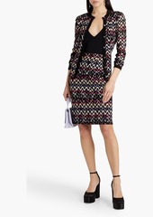 Missoni - Crochet-knit wool-blend pencil skirt - Black - IT 38