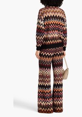 Missoni - Crochet-knit wool-blend turtleneck sweater - Black - IT 38