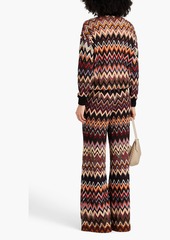 Missoni - Crochet-knit wool-blend wide-leg pants - Black - IT 46