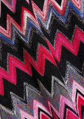 Missoni - Cutout metallic crochet-knit maxi dress - Pink - IT 48