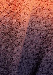 Missoni - Dégradé crochet-knit wool midi dress - Pink - M