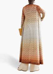 Missoni - Dégradé metallic crochet-knit cardigan - White - IT 42