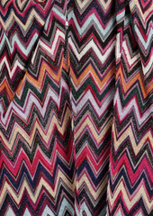 Missoni - Draped metallic crochet-knit halterneck maxi dress - Pink - IT 42