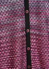 Missoni - Embellished crochet-knit cardigan - Pink - IT 38