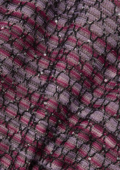Missoni - Embellished crochet-knit mini dress - Purple - IT 40