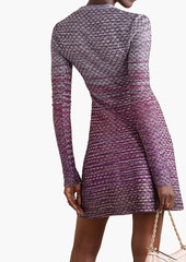 Missoni - Embellished crochet-knit mini dress - Purple - IT 40
