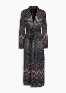Missoni - Sequin-embellished crochet-knit coat - Multicolor - IT 40