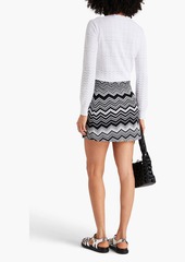 Missoni - Intarsia-knit mini skirt - Black - IT 44