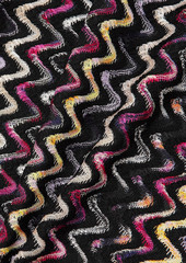 Missoni - Jacquard-knit wool-blend turtleneck maxi dress - Black - IT 38
