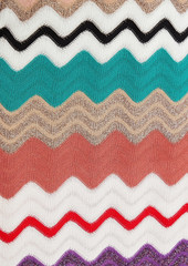 Missoni - Jersey-paneled crochet-knit dress - Gray - IT 42