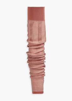 Missoni - Metallic crochet-knit arm warmers - Pink - ONESIZE