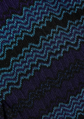 Missoni - Metallic crochet-knit cardigan - Blue - IT 36